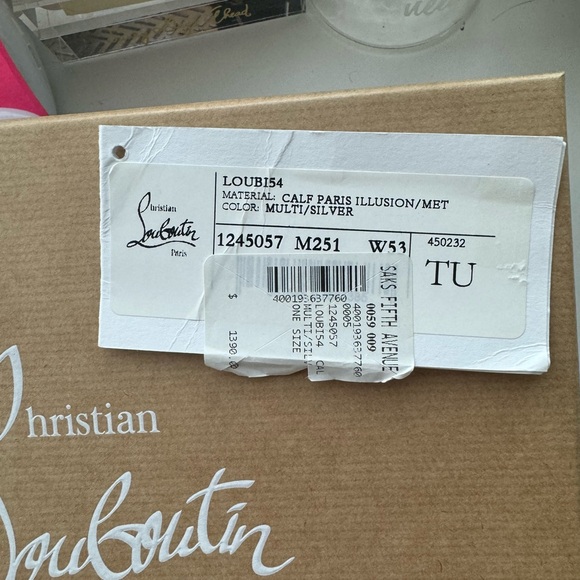 RARE ☀️ Christian Louboutin illusion clutch crossbody bag - Picture 8 of 10